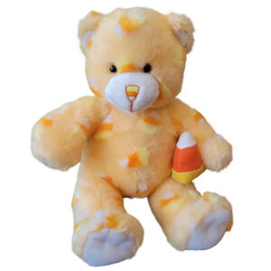 Build-a-Bear Halloween Candy Corn Bear w/ Accessory, Retired 18"